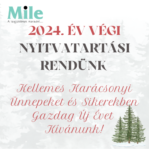 Év végi nyitvatartási rendünk - 2024.